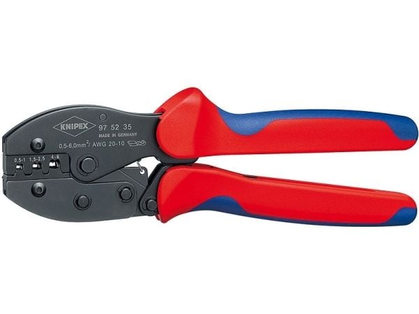 KNIPEX Preciforce® -puristuspihdit, eristämättömät, avoimet liittimet