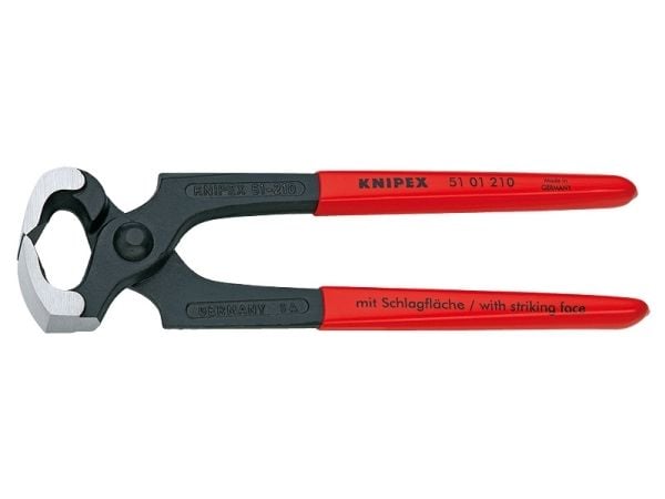 Knipex 51 01 210, Pihdit, Terästä, Muovi, Punainen, 210 mm, 413 g
