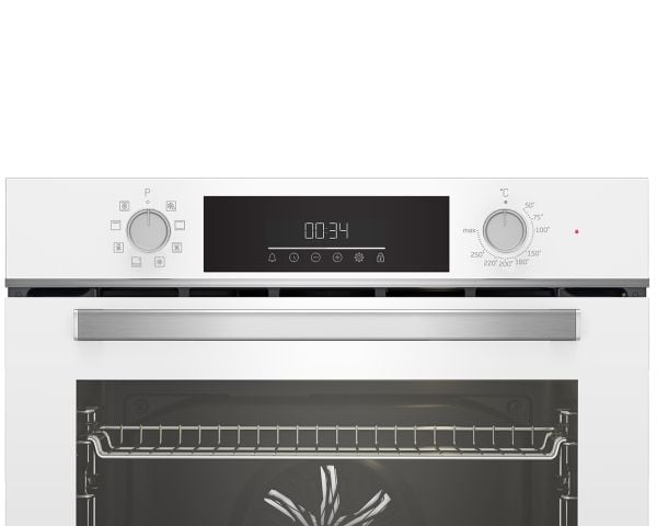 Beko BBIM14300WMS - Ovn - med dampfunksjon - innebygd - fordypning - bredde: 56 cm - dybde: 55 cm - høyde: 59 cm - med selvrens - Klasse A - hvit