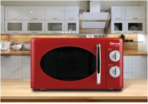 Girmi FM21, Over komfyren, Kombinasjon mikrobølge, 20 l, 700 W, Rotasjon, Rød