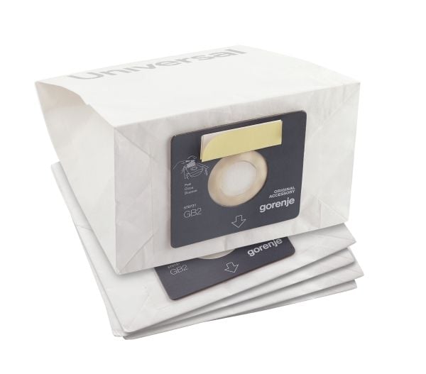 Gorenje GB2PBU, Trummdammsugare, Dammpåse, Vit, 165 mm, 210 mm, 50 mm