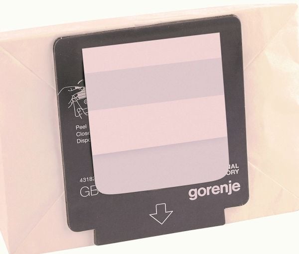 Gorenje GB2PBU, Trummdammsugare, Dammpåse, Vit, 165 mm, 210 mm, 50 mm