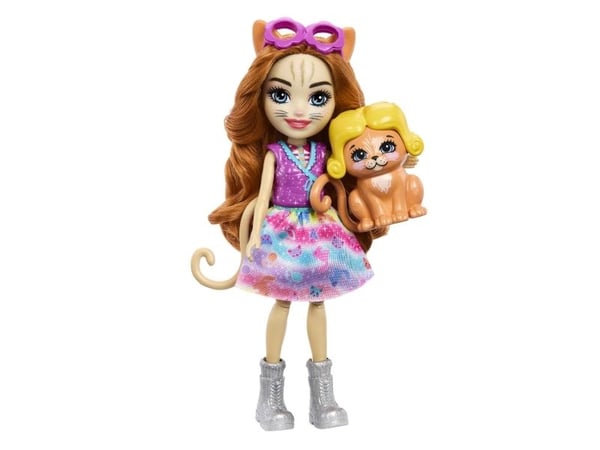 Mattel Enchantimals Mobilne studio mody + lalka Kotek (HPB34)