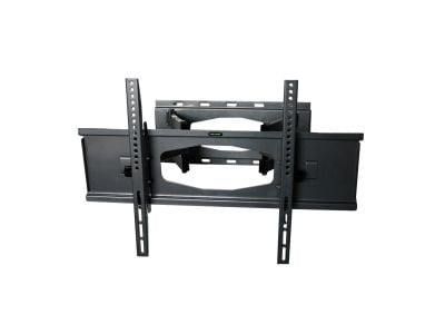 ART AR-65 - Monteringssats (gränssnittspanel, väggfäste, dubbel svängarm) - för platt panel - metall - black powder - skärmstorlek: 32"-60" - väggm...