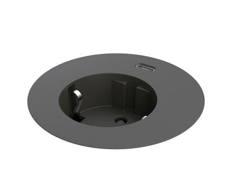 Kondator 935-PM62, 1,25 m, Sisä- ja ulkotila, Tyyppi F, Musta, Quick Charge 3.0, 1 AC-pistorasia(a)