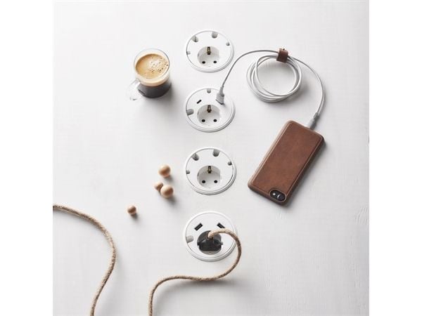 Kondator 935-PD10W, Tyyppi F, Valkoinen, 51 mm, 300 g, 1 kpl, 180 mm