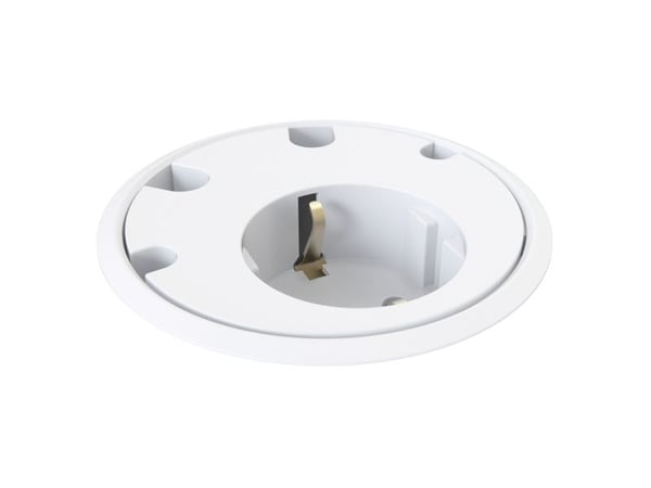 Kondator 935-PD11W, Perus, Valkoinen, 1 AC-pistorasia(a), Tyyppi F, Tyyppi F, 4 x cable feedthrough
