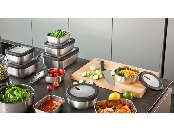 GEFU Provido, Skål, Rektangulär, 600 l, Rostfritt stål, Rostfritt stål, 300 ° C