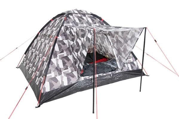 High Peak Beaver 3, Camping, Hard ramme, Dome/ Kuletelt, 3 person(er), Kamuflasje