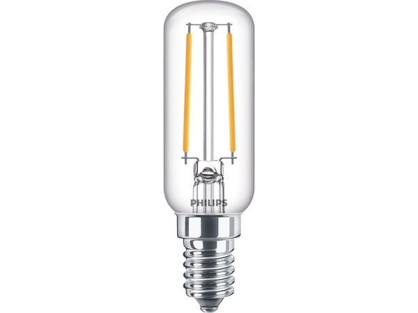 Philips Special - LED-glödlampa - form: T25L - klar finish - E14 - 2.1 W (motsvarande 25 W) - klass E - varmt vitt ljus - 2700 K
