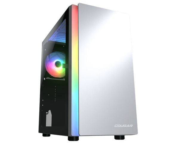 COUGAR Gaming PURITY RGB, Mini Tower, PC, Vit, micro ATX, Mini-ITX, Multi, 16 cm