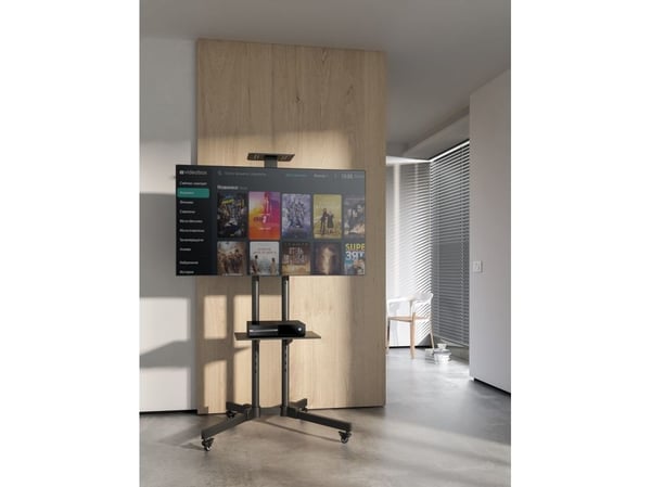 Equip 650603, 50 kg, 94 cm (37"), 177,8 cm (70"), 600 x 400 mm, höjdjustering, Svart