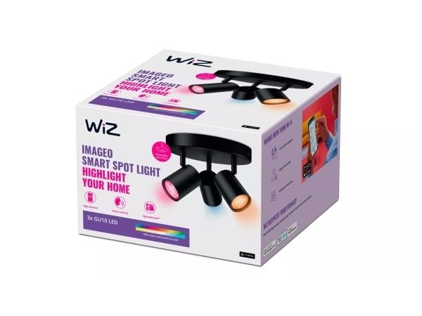 IMAGEO WiZ Spots 3x5W B 22-65K RGB RD