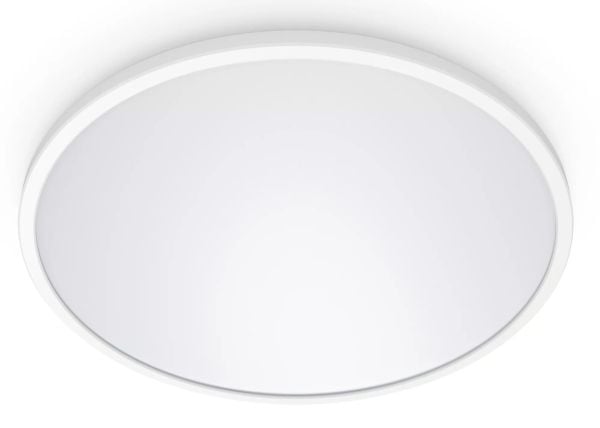 WiZ taklampe SuperSlim White - smart LED-belysning - varm til kaldhvit - integrert LED - 32W - Wi-Fi