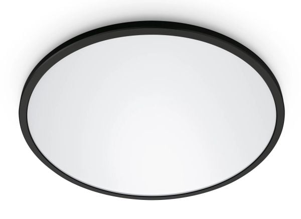 WiZ taklampe SuperSlim svart - Smart LED-belysning - varm til kald hvitt - integrert LED - 32W - Wi-Fi