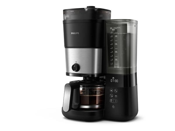 Philips All-in-1 Brew HD7900 - Kaffemaskin - 10 koppar - svart/silver