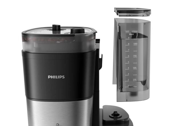 Philips All-in-1 Brew HD7900 - Kaffemaskin - 10 koppar - svart/silver