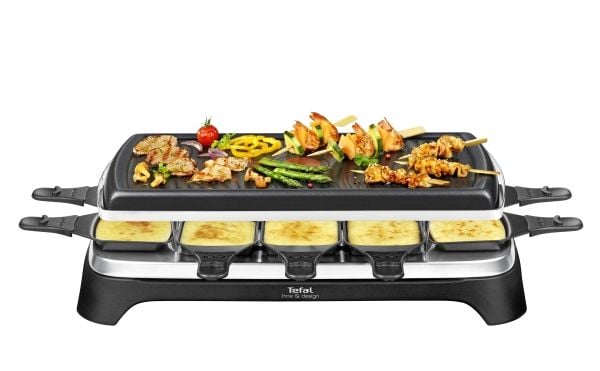 Tefal Inox &amp; Design RE458812 - Raclette/grill