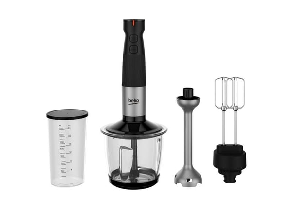 Beko HBA81762BX, Mixer för matlagning, 1 l, Iskrossning, 750 W, Rostfritt stål
