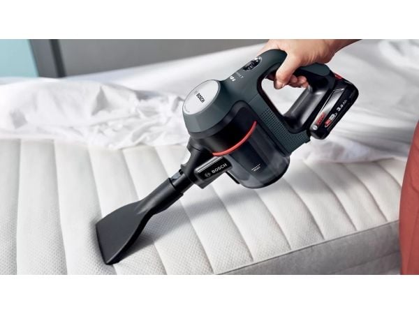 Bosch Unlimited 7 BBS712A - Støvsuger - pinne/håndholdt (2-i-1) - uten pose - uten kabel - antrasitt - 2 batterier, inkludert lader