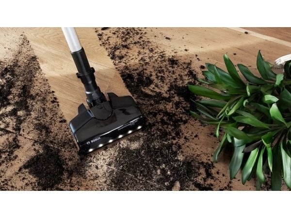 Bosch Unlimited 7 BBS712A - Støvsuger - pinne/håndholdt (2-i-1) - uten pose - uten kabel - antrasitt - 2 batterier, inkludert lader