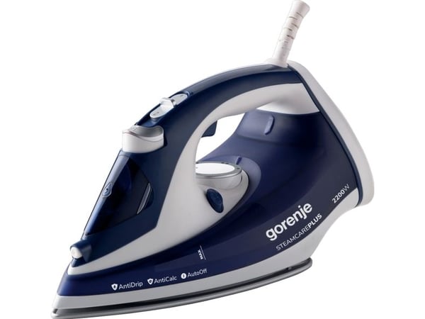 Gorenje SIH2200BLC, Dampstrykejern, Keramisk strykesål, 2,5 m, 90 g/min, Blå, 30 g/min