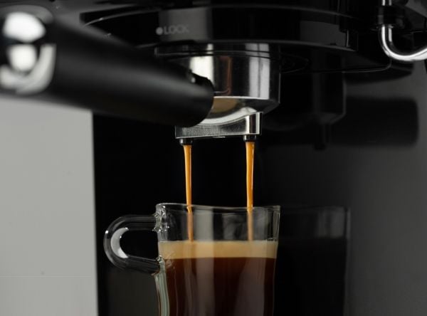Gorenje 737434, Espressomaskin, 1,5 l, Svart, Rustfritt stål
