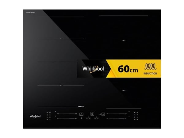 Whirlpool WF S5060 CPBF, Svart, Inbyggd, 59 cm, Keramisk, Keramiska, 4 zone(s)
