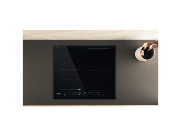 Whirlpool WF S5060 CPBF, Svart, Inbyggd, 59 cm, Keramisk, Keramiska, 4 zone(s)
