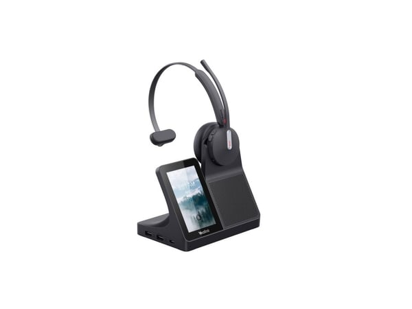 Yealink WH64 Workstation Mono - Headset - på örat - DECT / Bluetooth - trådlös - Certifierad för Microsoft-teams