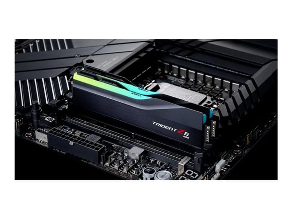 G.Skill Trident Z5 RGB - DDR5 - sats - 32 GB: 2 x 16 GB - DIMM 288-pin - 6000 MHz / PC5-48000 - CL30 - 1.35 V - ej buffrad - icke ECC - mattsvart