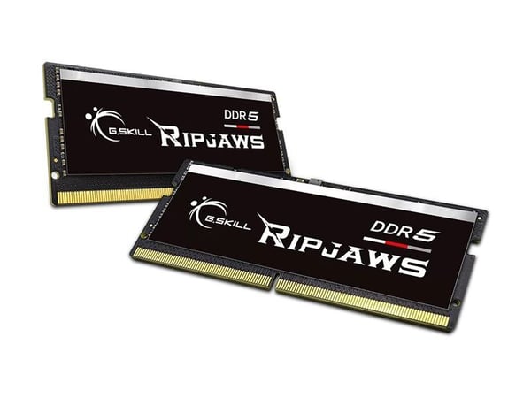 G.Skill Ripjaws - DDR5 - sats - 32 GB + 2 x 16 GB - SO DIMM 260-pin - 4800 MHz / PC5-38400 - CL40 - 1.1 V