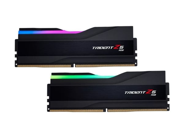 G.Skill Trident Z5 RGB - DDR5 - sats - 32 GB: 2 x 16 GB - DIMM 288-pin - 6000 MHz / PC5-48000 - CL30 - 1.35 V - ej buffrad - icke ECC - mattsvart