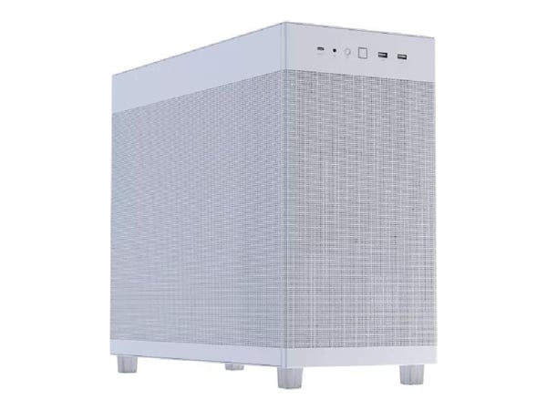 ASUS Prime AP303 - ATX-boks - micro ATX - ingen strømforsyning - hvit - USB/lyd