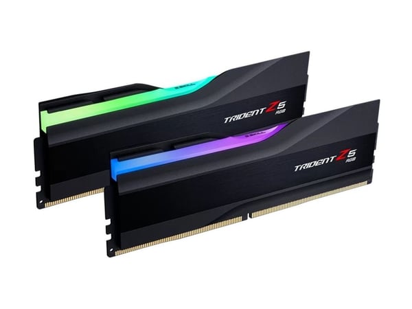 G.Skill Trident Z5 RGB - DDR5 - sats - 32 GB: 2 x 16 GB - DIMM 288-pin - 6000 MHz / PC5-48000 - CL30 - 1.35 V - ej buffrad - icke ECC - mattsvart