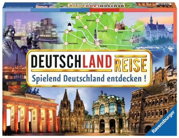 Ravensburger Deutschlandreise, Brettspill, Reise/eventyr, 8 år, Familiespill