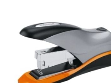 Rexel Optima 70 - Häftapparat - kraftig - 70 ark - 24/6, No.16 - plast, metall - silver/svart/orange
