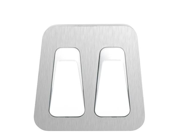 TESA 59785-00000, inomhus, Handdukskrok, Rostfritt stål, Vit, Plast, Rostfritt stål, Självhäftande remsa, 3 kg