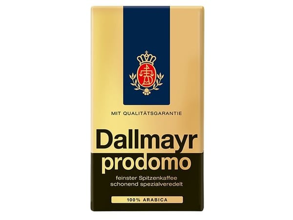 Dallmayr Prodomo 500g, 500 g, Americano, Espresso, Middels brent, 1 stykker, Veske