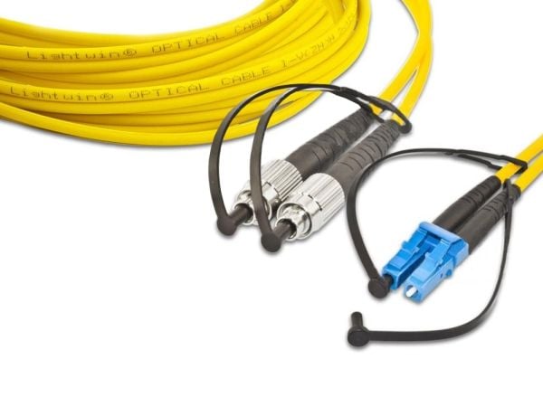 Lightwin LDP-09 FC-LC 2.0, 2 m, OS2, 2x FC, 2x LC