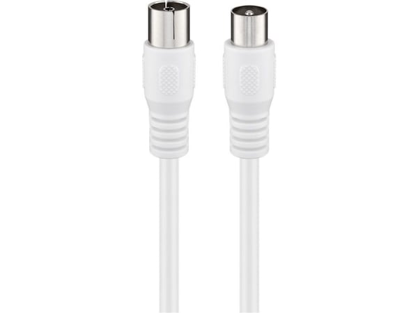 Goobay 58810, 5 m, 3C-2V, Hvit