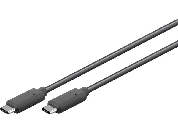 Goobay 66507 USB-kaapeli 1,5 m 3.2 Gen 1 (3.1 Gen 1) USB C Schwarz (66507)