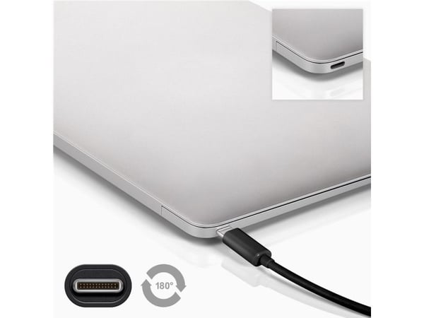 Goobay 66507 USB-kaapeli 1,5 m 3.2 Gen 1 (3.1 Gen 1) USB C Schwarz (66507)