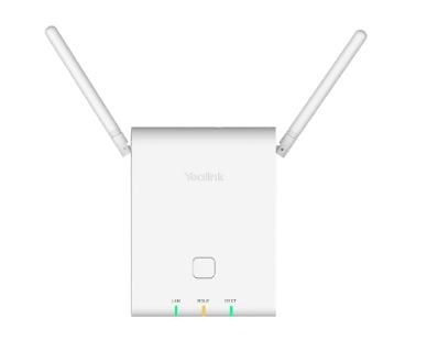 Yealink W90B - Trådløs telefonbasestasjon / VoIP telefonbasestasjon med anrops-ID - DECT\GAP - treveis anropskapasitet - SIP, SIP v2 - multilinjedr...