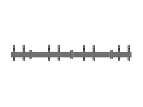 Multibrackets 6046, 200 kg, 127 cm (50"), 81,3 cm (32"), 75 x 75 mm, 300 x 300 mm, -6 - 15°