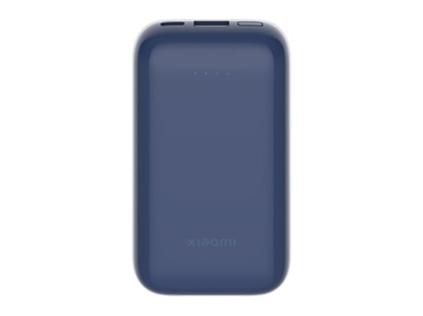 Xiaomi PB1030ZM - Pocket Edition Pro - strømbank - 10000 mAh - 36 Wh - 33 watt - 3 A - Fast Charge - 2 utgangskontakter (USB, USB-C) - blå
