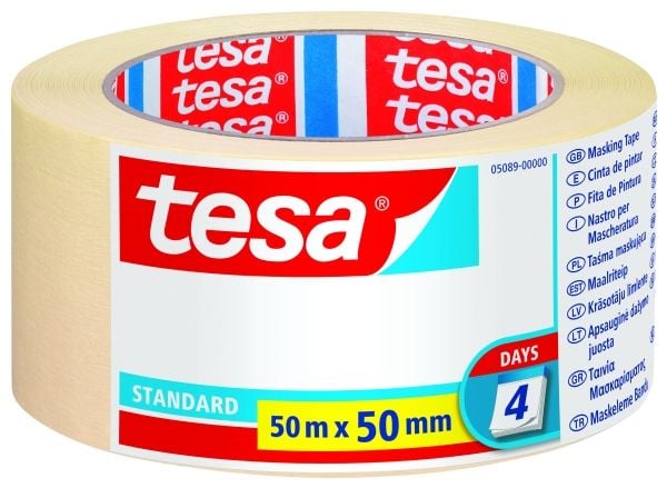 TESA Nastro i brevlim 50 mm x 50 m, 50 m, Beige, Papir, 50 mm, 1 stk TESA Nastro i brevlim 50 mm x 50 m, 50 m, Beige, Papir, 50 mm, 1 stk