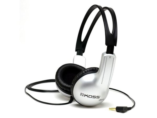 Koss UR/10 Headphones Wired Head-band Music Black, Silver