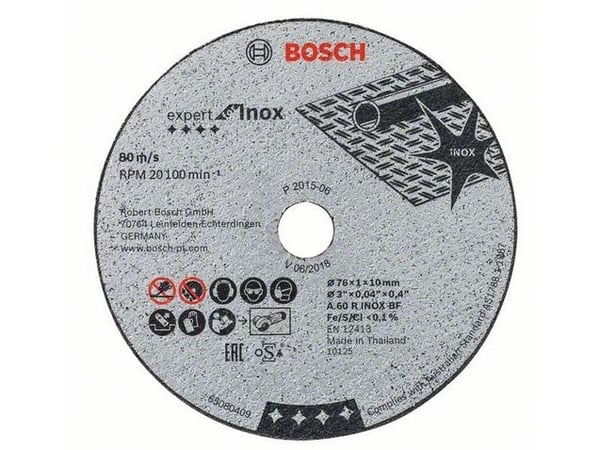 Bosch LEIKKUUSAKSET EXP INOX 76X1X10MM 5 KPL 5 KPL