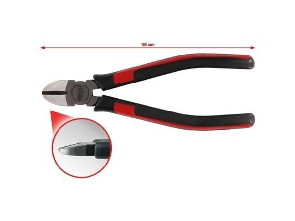 KS Tools 115.2233, Stål, Svart, Röd, 200 mm, 290 g